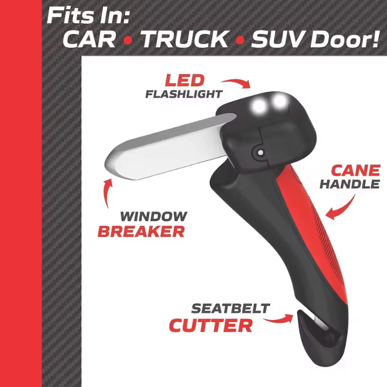 The 7 Health™ 5-in-1 Multipurpose Car Handle